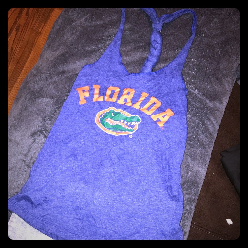 Braided Racerback Gators Tank